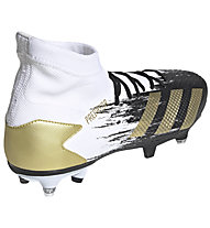 adidas Predator 20.3 SG - Fußballschuhe für weiche Boden, White/Black/Gold
