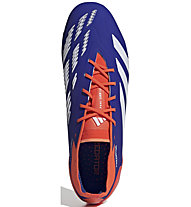 adidas Predator Elite FG - scarpe da calcio per terreni compatti, Blue/White/Red