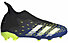 adidas Predator Freak .3 LL FG Jr - scarpe da calcio per terreni compatti - bambino, Black/White/Blue/Yellow