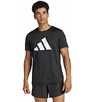 adidas Run It - Runningshirt - Herren, Black