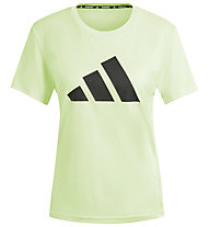 adidas Run It - Runningshirt - Damen, Light Green/Black