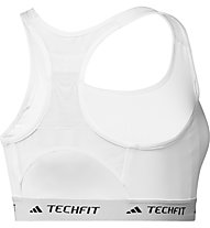 adidas Techfit W - Sport-BH mittlerer Halt - Damen, White