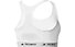 adidas Techfit W - reggiseno sportivo medio sostegno - donna, White