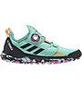 adidas Terrex Agravic Boa - scarpe trail running - donna, Green/Pink