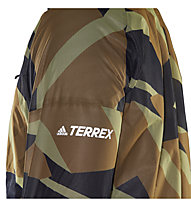 adidas Terrex Agravic Grafic 2.5 L Rain - Trailrunningjacke - Herren, Brown/Black