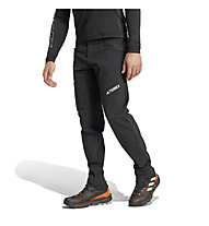 adidas Terrex Techrock Brushed Softshell - pantaloni trekking - uomo, Black