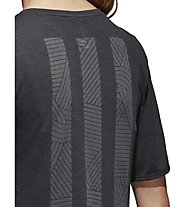 adidas Three Stripe T - T-Shirt - donna, Black