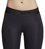 adidas 3/4 Alphaskin Sport - pantaloni fitness - donna, Black