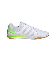 adidas Top Sala - scarpe da calcio indoor, White/Green