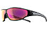 adidas Tycane Large - occhiali da sole, Black Matt-Purple Mirror
