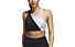 adidas Ultimate Alphaskin Badge Of Sport - reggiseno sportivo a sostegno elevato - donna, Grey/Black