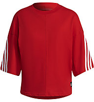 adidas Future Icons 3 S - T-Shirt - Damen , Red