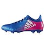 adidas X 16.3 FG Scarpe da calcio per terreni compatti, Blue/Pink