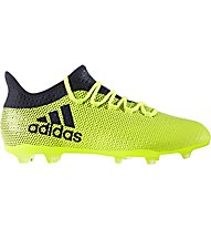 adidas X 17.2 FG - scarpe da calcio terreni compatti, Yellow/Black