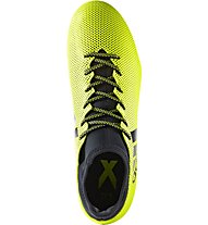 adidas X 17.3 FG Junior - scarpa da calcio terreni compatti - bambino, Yellow/Black