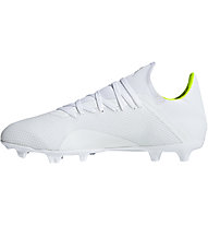 adidas X 18.3 FG - Fußballschuh feste Böden, White/Lime