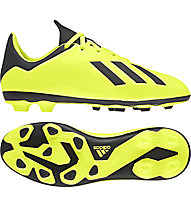adidas X 18.4 FG Jr - Fußballschuhe für feste Böden - Kinder, Yellow/Black
