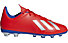 adidas X 18.4 FxG J - scarpe da calcio terreni compatti - bambino, Red/Silver/Blue
