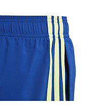 adidas YB E 3-Stripes Woven - pantaloni corti - bambino, Blue