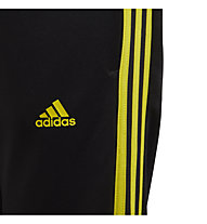 adidas YB Tiro 3-Stripes - pantaloni lunghi - bambino, Black/Yellow