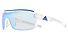 adidas Zonyk Pro Large - occhiali sportivi, White Shiny-Blue Mirror