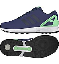 adidas Zx Flux - scarpe tempo libero - donna, Blue/Green