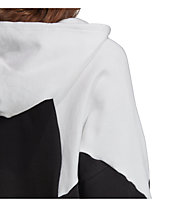 adidas Originals Big Trefoil Cropped - Kapuzenpullover - Damen, Black/White