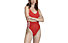 adidas Originals Cotton Body - costume intero - donna, Red