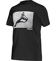 adidas Originals Girl Tee Herren T-Shirt Fitness kurzarm, Black