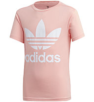 adidas Originals Trefoil - T-shirt fitness - bambino, Pink