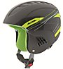 Alpina Carat - casco sci - bambino, Black/Light Green