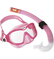 Aqualung Combo Mix CL - maschera da immersione + boccaglio - bambino, Pink/White