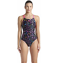 Arena Mosaic W - costume intero - donna, Black/Pink