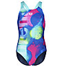 Arena Performance Spray Paint Swim Pro Back Jr - costume intero - bambina, Blue/Pink