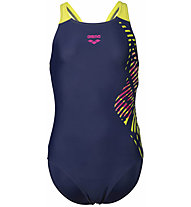 Arena Vortex V Back Jr - costume intero - bambina, Dark Blue/Green