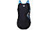 Arena Vortex V Back Jr - costume intero - bambina, Black/Light Blue