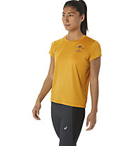 Asics Fujitrail Logo - Trail Runningshirt - Damen, Yellow