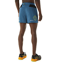 Asics Fujitrail Logo - Trailrunninghose - Herren, Blue/Yellow