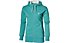 Asics Fz Knit Hoodie Giacca con cappuccio fitness donna, Light Blue