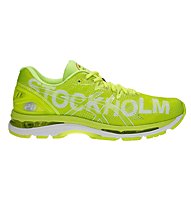 Asics Gel Nimbus 20 Stockholm Marathon - scarpe running neutre - uomo, Yellow/White