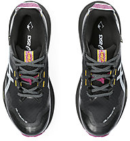 Asics Gel Trabuco 12 GTX W - scarpe trail running - donna, Black/Light Blue/Purple