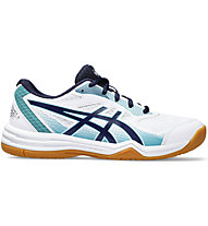 Asics Upcourt 5 GS - scarpe indoor multisport - ragazzo, White/Blue