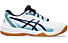 Asics Upcourt 5 GS - scarpe indoor multisport - ragazzo, White/Blue