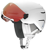 Atomic Savor Visor Photo - casco sci alpino, White