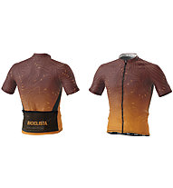 Biciclista Right On - maglia ciclismo - uomo, Brown/Orange