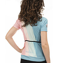 Biciclista Right On - Radtrikot - Damen, Light Blue/Pink