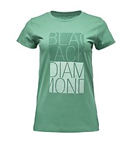 Black Diamond Block - T-Shirt trekking - donna, Green