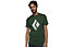 Black Diamond Chalked Up - T-Shirt - Herren, Dark Green