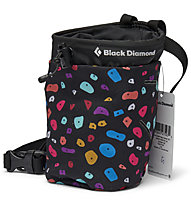 Black Diamond Gym Chalk Bag - portamagnesite, Black/Multicolor