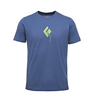 Black Diamond Placement - T-Shirt Klettern - Herren, Blue